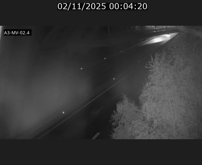 Webcam autoroute de la France (A3) au Luxembourg à Fentange, à proximité de la Croix de Gasperich. Vue orientée vers la Cloche d'Or