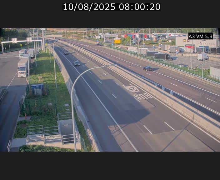 Traffic live webcam Luxembourg Aire de Berchem - A3 - BK 5 - direction France