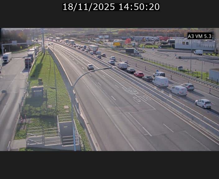 Traffic live webcam Luxembourg Aire de Berchem - A3 - BK 5 - direction France