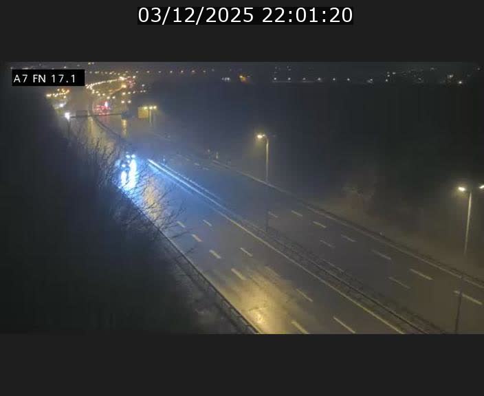 Caméra trafic Luxembourg - A7, Merscherbierg direction Mersch