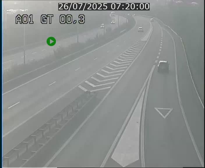 Traffic live webcam Luxembourg Croix de Gasperich - A1 direction Kirchberg - BK 0.3
