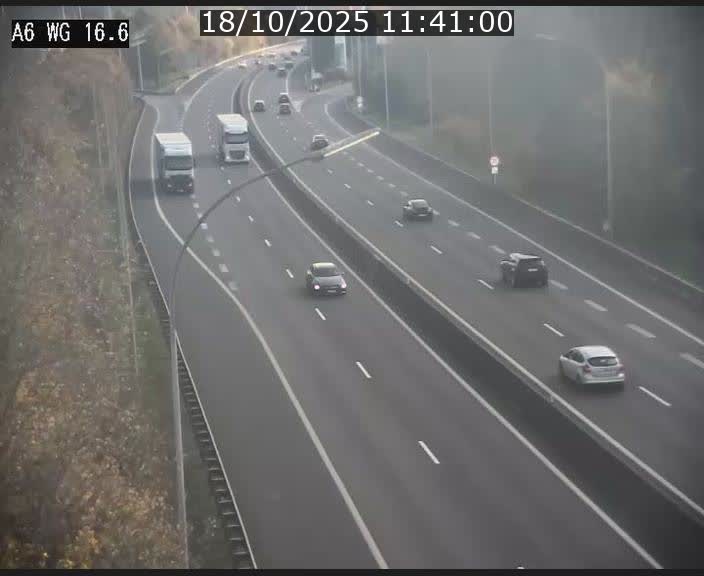 Traffic live webcam Luxembourg Aire de Capellen - A6 - BK 16.6 - direction Luxembourg/France/Allemagne