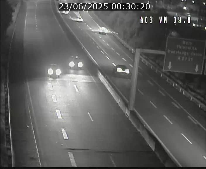 Webcam Autoroute à la Croix de Bettembourg - A3 - BK 9.9 - direction France