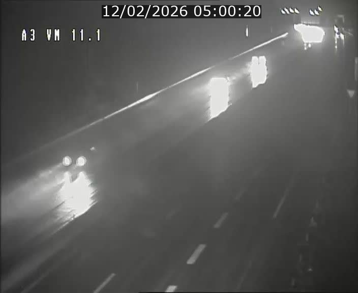 Webcam à la frontière franco-luxembourgeoise, avant la Croix de Bettembourg - BK 11.1 - direction Luxembourg-ville