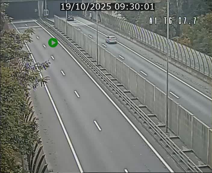 Traffic live webcam Luxembourg Kirchberg - A1 direction Luxembourg-ville - BK 7.7