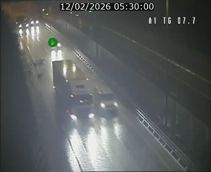 Traffic live webcam Luxembourg Kirchberg - A1 direction Luxembourg-ville - BK 7.7