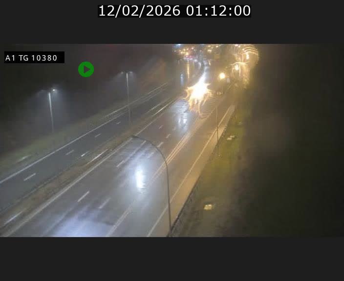 Traffic live webcam Luxembourg Senningerberg - A1 direction Luxembourg Kirchberg - BK 10.3