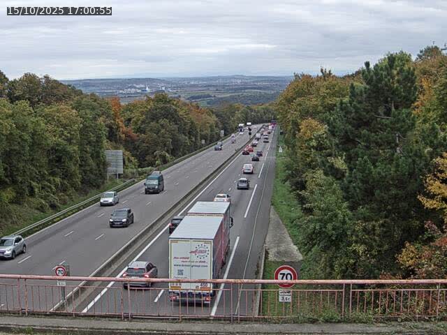 Caméra autoroute France - A33, Houdemont direction Lunéville