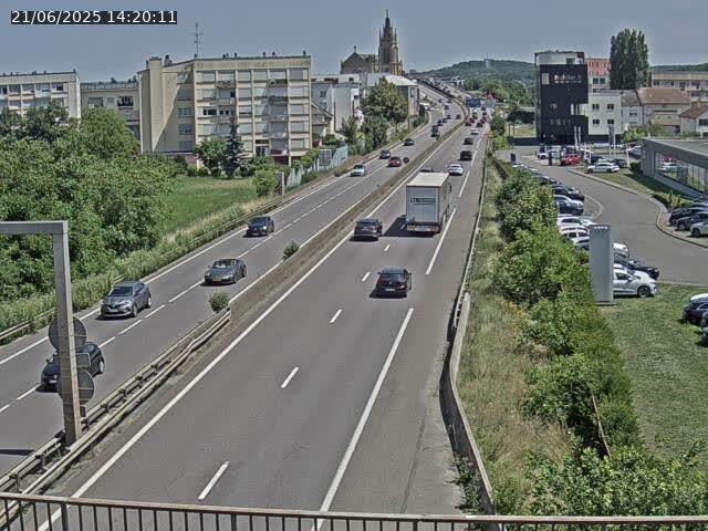 Caméra autoroute France - A31, Thionville direction Metz