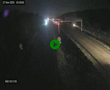 Webcam autoroute A63 en périphérie de Bordeaux au sud-est de la ville, en provenance du bassin d'Arcachon. Vue orientée vers Bordeaux