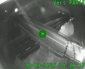 Clone of Caméra routière sur l'autoroute A20 au nord de Limoges, à la jonction avec la N520. Vue orientée vers Paris