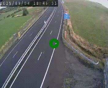 Caméra autoroute A75 à hauteur du col de la Fageole en direction de Clermont-Ferrand