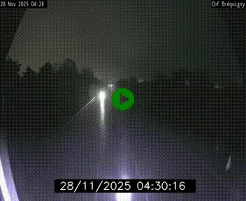 Webcam sur le périphérique de Rennes (N136) à hauteur du quartier Bréquigny, au sud de la ville