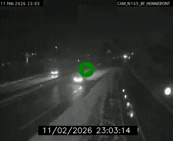 Webcam sur la N165 à hauteur de Hennebont, au nord de Lorient