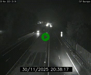 Webcam sur le périphérique de Rennes (N136) à hauteur de Maurepas, au nord de la ville