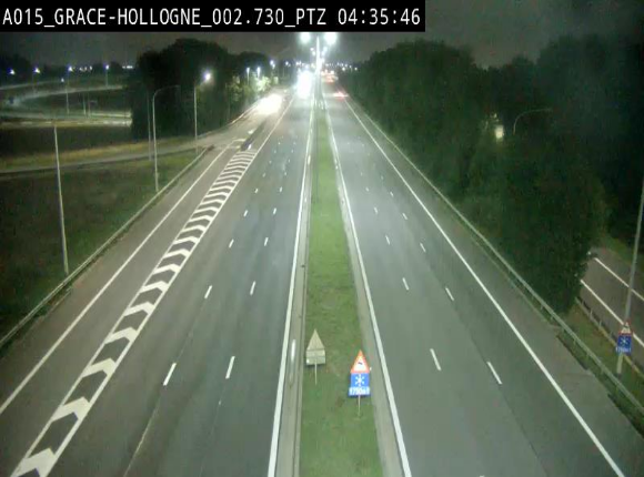 Caméra trafic Belgique - Grâce-Hollogne - E42, jonction avec A604, direction Loncin/Aéroport de Liège -  BK 3.2