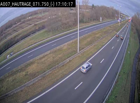 Webcam autoroute Belgique - Hautrage - E19 - BK 71.7