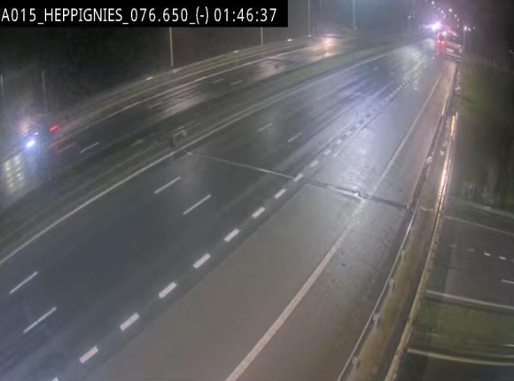 Webcam autoroute Belgique - Heppignies - E42 direction Namur - BK 76.4