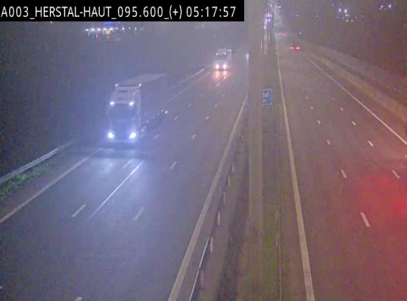 Webcam autoroute Belgique - Herstal - E40 direction Aix-la-Chapelle - BK 97
