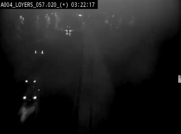 Webcam dans la montée de Loyers sur l'E411, après le viaduc de Beez en venant de Namur et en direction du Luxembourg