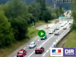Webcam info trafic à proximité de Vizille sur la N85, au niveau du point de vue du Saut du Moine à Champagnier