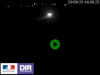 Webcam routière sur la RN6 à Auxerre, à hauteur de la sortie Monéteau, en direction de l'A6 (Gurgy)