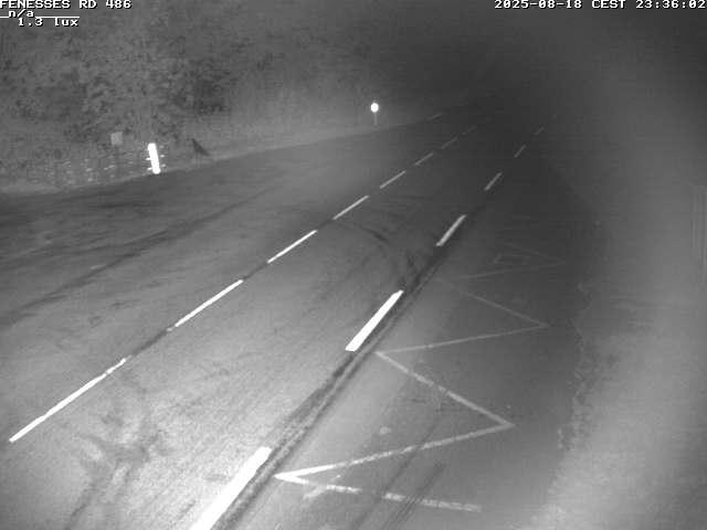 Webcam en haut du col des Fenesses, aussi appelé col du Ménil sur la D486 à 593 mètres d'altitude dans les Vosges