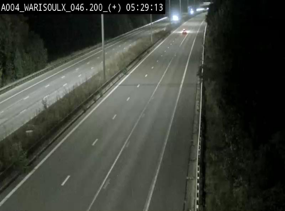 Webcam autoroute Belgique - Warissoulx - E411 - BK 46.2