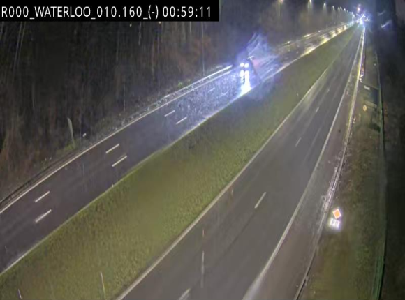 Webcam autoroute Belgique - Waterloo - R0 (ring de Bruxelles) - BK 12.3