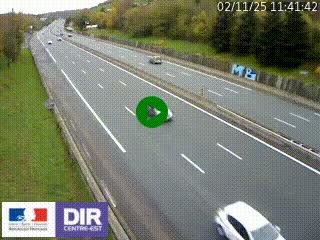 Webcam routière à Saint-Etienne-Terrenoire sur la RN88 avant la jonction entre l'A72 et le Boulevard Périphérique de Saint-Etienne