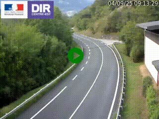 Caméra trafic sur la N90 à Bourg-Saint-Maurice, en provenance d'Aoste et en direction d'Albertville
