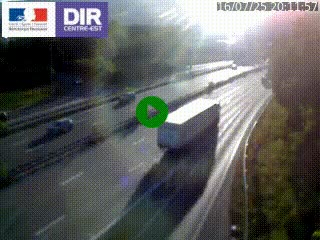 Caméra routière à hauteur de la sortie 15 Chambéry-centre au PK 4,103 en direction d'Albertville