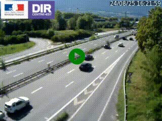 Caméra routière à hauteur de la sortie 15 Chambéry-centre au PK 4,103 en direction d'Albertville