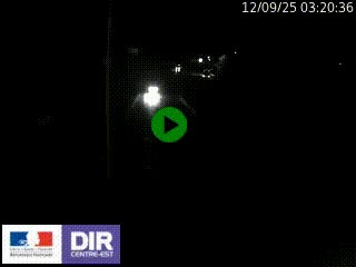 Caméra autoroute sur A6 - Valvert, près de Lyon, en direction de Paris, à hauteur de la sortie 36 Porte du Valvert