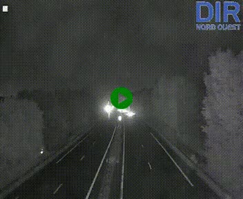 Webcam sur le périphérique de Caen (N814) à l'est de la ville, à Mondeville hauteur de la sortie 2, Presqu'île-Rives de l'Orne, au bout de l'autoroute A13
