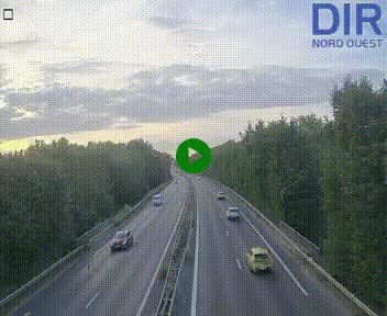 Webcam sur le périphérique de Caen (N814) à l'est de la ville, à Mondeville hauteur de la sortie 2, Presqu'île-Rives de l'Orne, au bout de l'autoroute A13