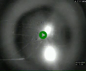 Webcam au carrefour de la croisade, à la jonction entre la N22 et la N320, avant le poste de douane franco-andorrane. Webcam à 1790 mètres d'altitude