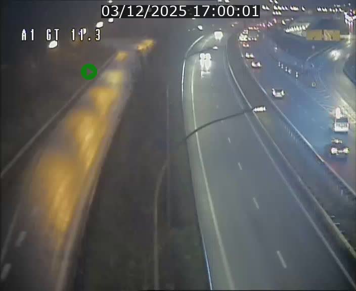 Traffic live webcam Luxembourg Senningerberg - A1 direction Allemagne - BK 11.3