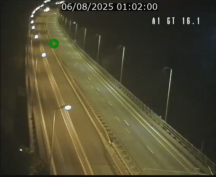 Traffic live webcam Luxembourg Niederanven - A1 direction Allemagne - BK 16.1