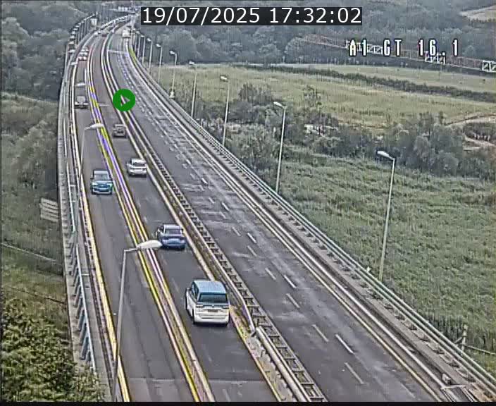 Traffic live webcam Luxembourg Niederanven - A1 direction Allemagne - BK 16.1