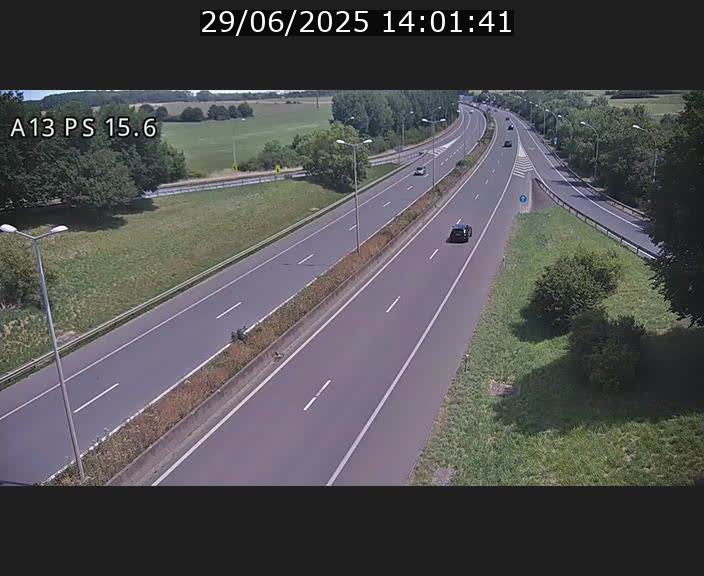 Traffic live webcam Luxembourg Kayl - A13 direction Dudelange - BK 15.6