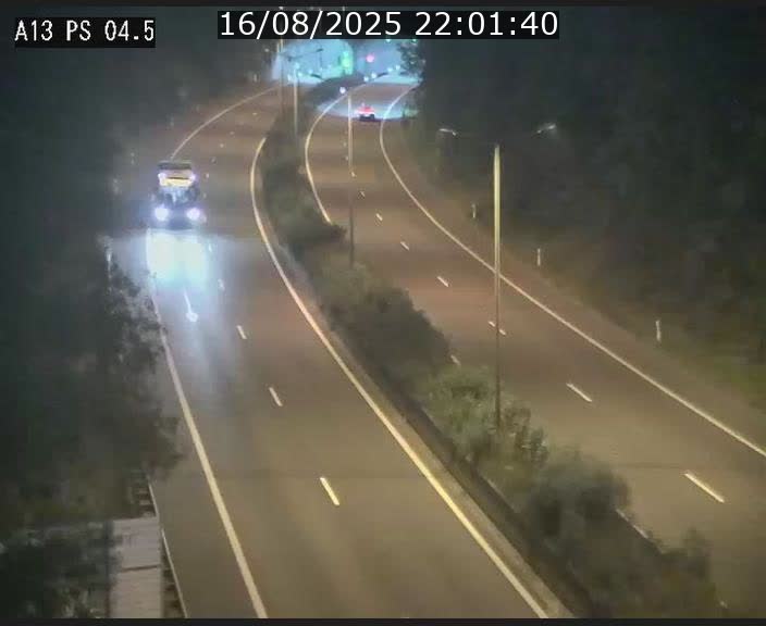 Traffic live webcam Luxembourg Differdange - A13 direction Esch-sur-Alzette - BK 4.5