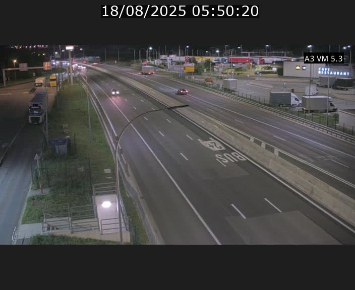 Traffic live webcam Luxembourg Aire de Berchem - A3 - BK 5 - direction France