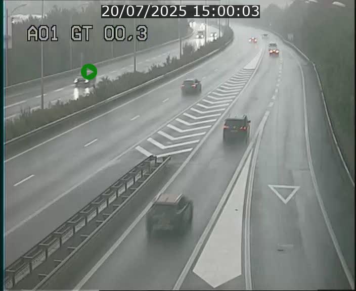 Traffic live webcam Luxembourg Croix de Gasperich - A1 direction Kirchberg - BK 0.3