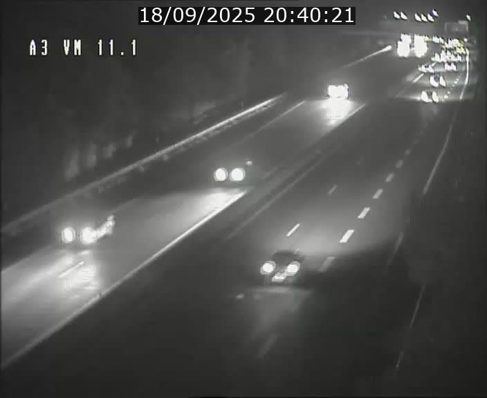 Webcam à la frontière franco-luxembourgeoise, avant la Croix de Bettembourg - BK 11.1 - direction Luxembourg-ville