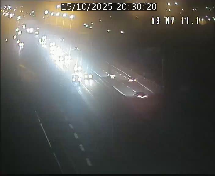 Traffic live webcam Luxembourg Croix de Bettembourg A3 - BK 11.1 - direction Luxembourg-ville