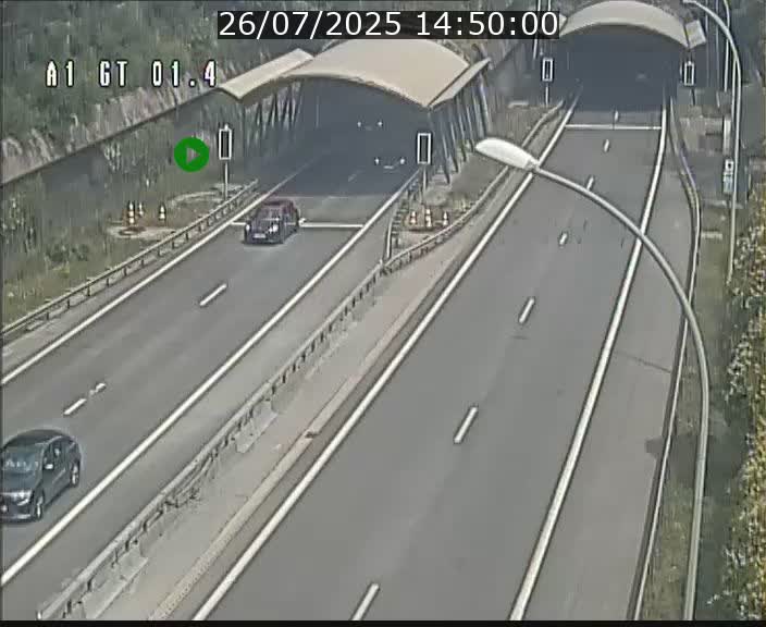 Traffic live webcam Luxembourg Hesperange - A1 direction Kirchberg - BK 1.4