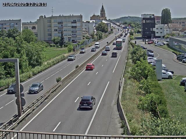 Caméra autoroute France - A31, Thionville direction Metz