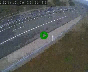 Caméra autoroute A75 à hauteur de la sortie 42 (Rodez, Laissac, Aire de l'Auvergne) située sur la commune d'Auberoques, près de Sévérac-le-Château
