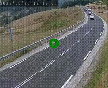 Webcam routière au niveau du col de la Chavade en Ardèche, sur la N102 à 1266 mètres d'altitude